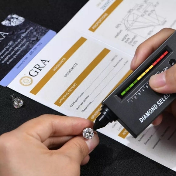 Gorgeous Classic Round Moissanite Bracelet - Picture 7 of 8